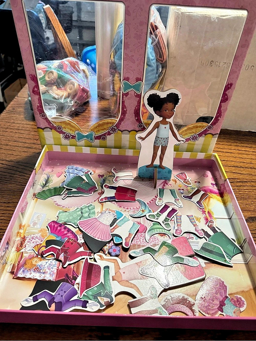 Disney Dress-Up Doll Set in Pink & Green
